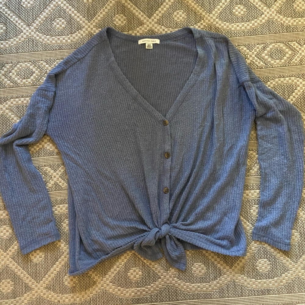 Tie sweater